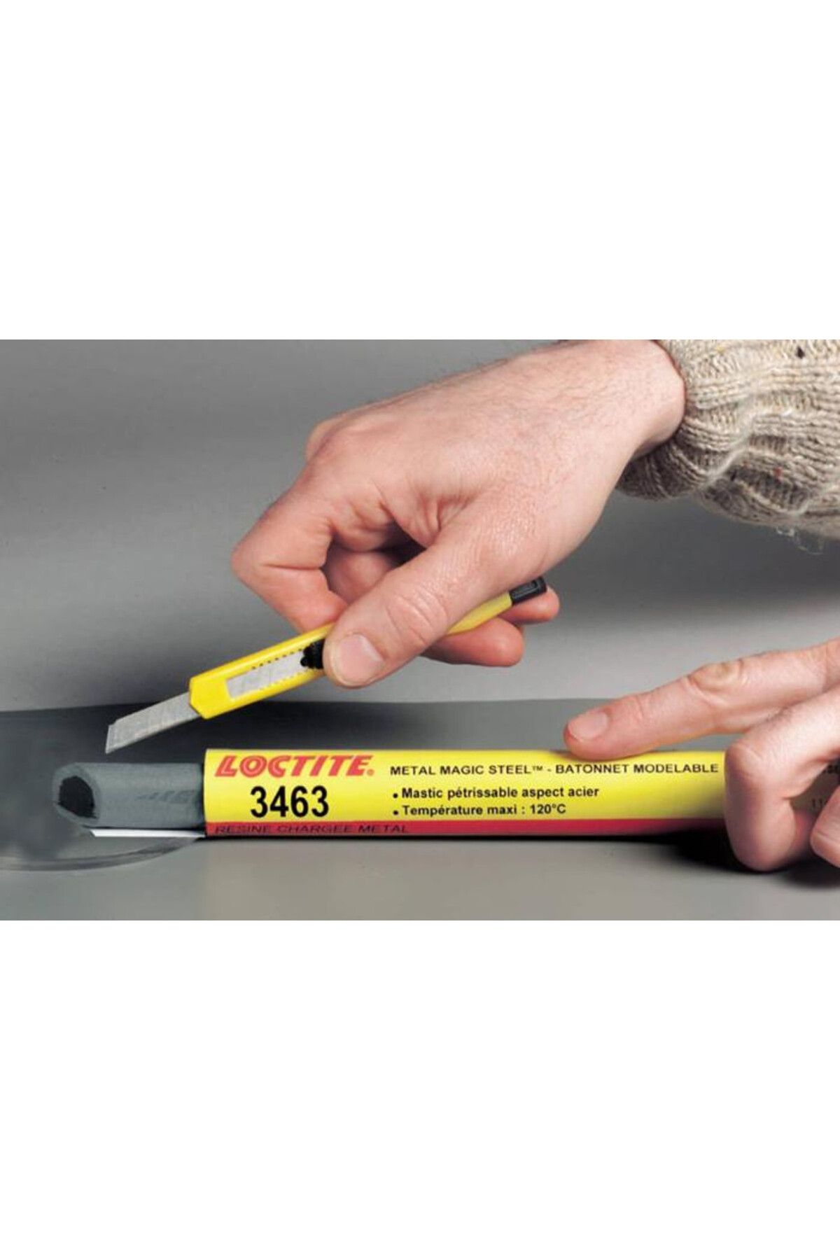 3463 ÇELİK TOZ DOLGULU EPOKSİ ÇUBUK (114gr)