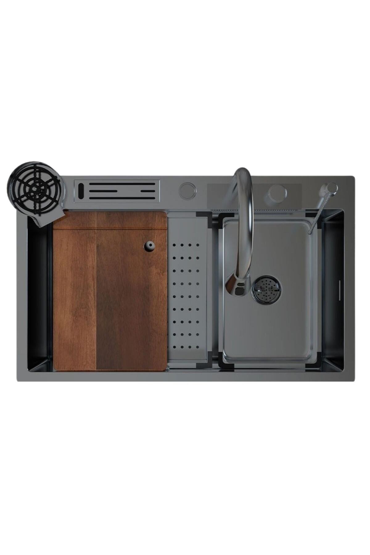 NIAGARA NG 750 Titanyum Teknolojik Eviye Set 45x75 cm