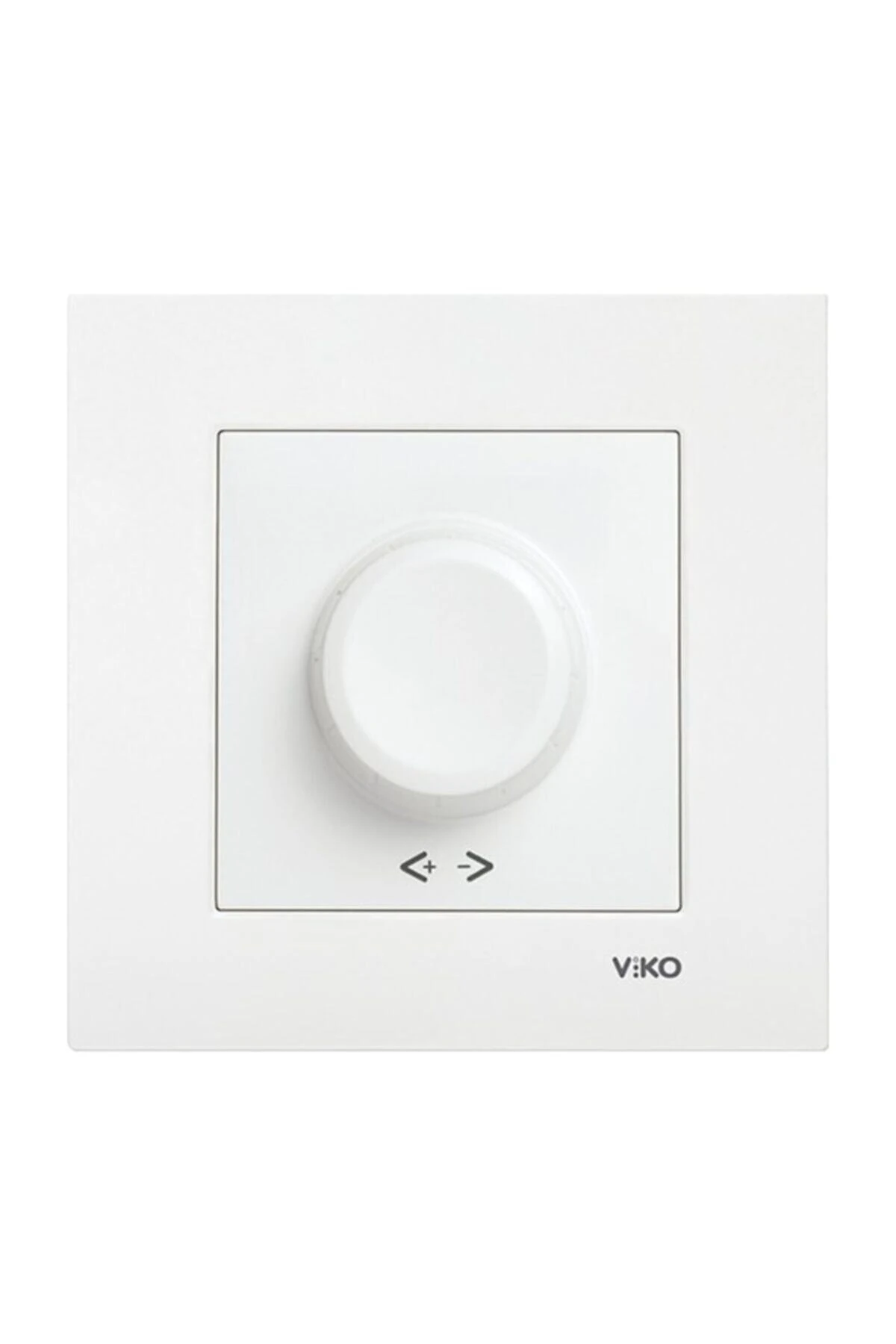 Viko Karre Beyaz Rotatif Dimmer Anahtar Çerçeveli (600 W)
