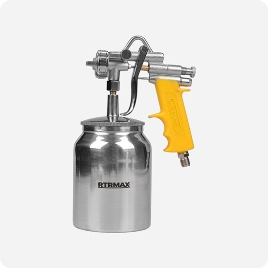 Rtrmax Boya Tabancası Alttan Depolu 1000 ml 1.8 mm - 1/4’’