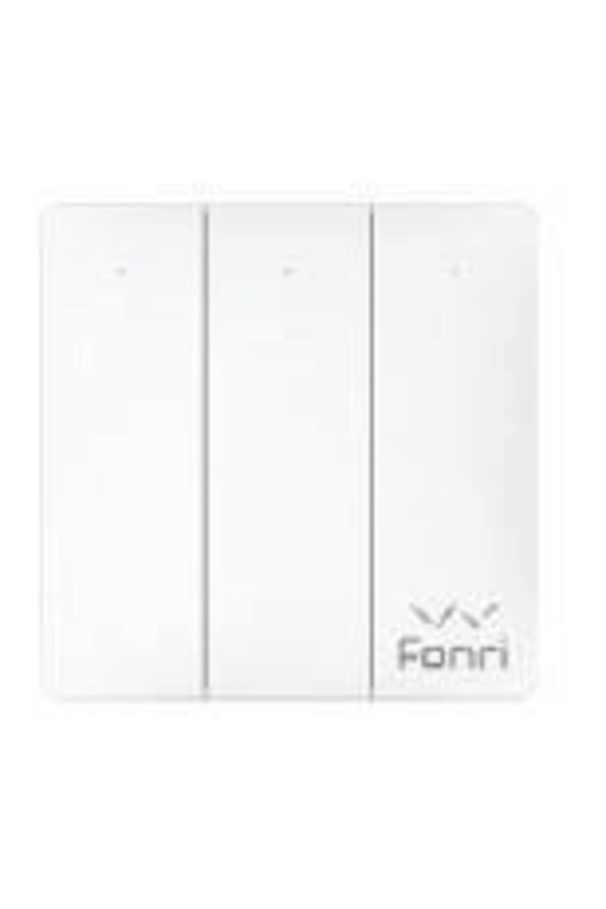 FONRİ WF3-EL3-0203-03 WIFI KABLOSUZ AKILLI DOKUNMATİK ÜÇLÜ DUVAR ANAHTARI
