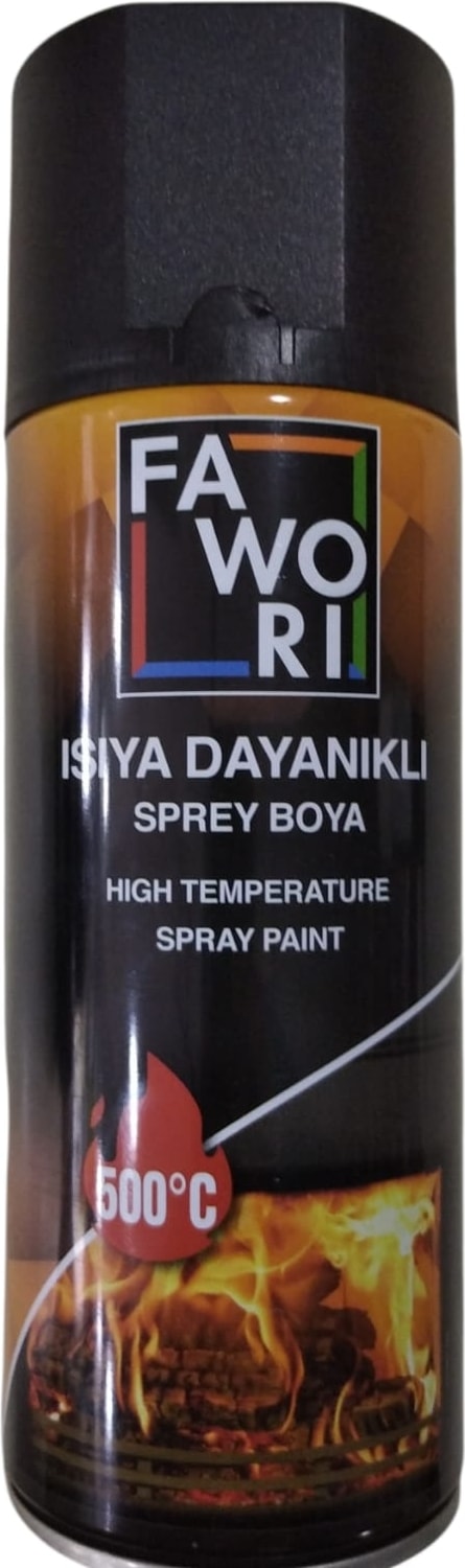Isıya Dayanıklı Sprey Boya Siyah 400 ml