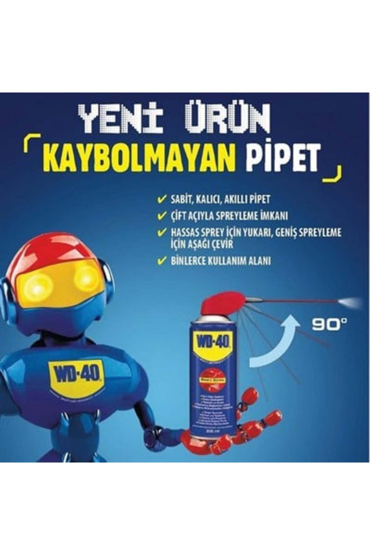 Wd 40 Smart Straw Akıllı Kaybolmayan Pipetli Pas Sökücü Yağlayıcı 350 ml