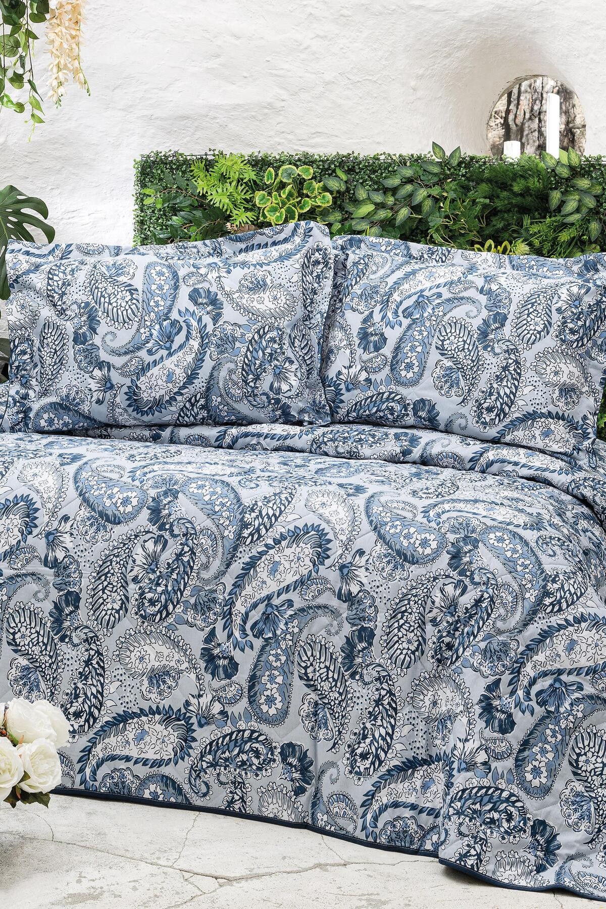 Carol Denim Çift Kişilik Luxart Nevresim Takımı
