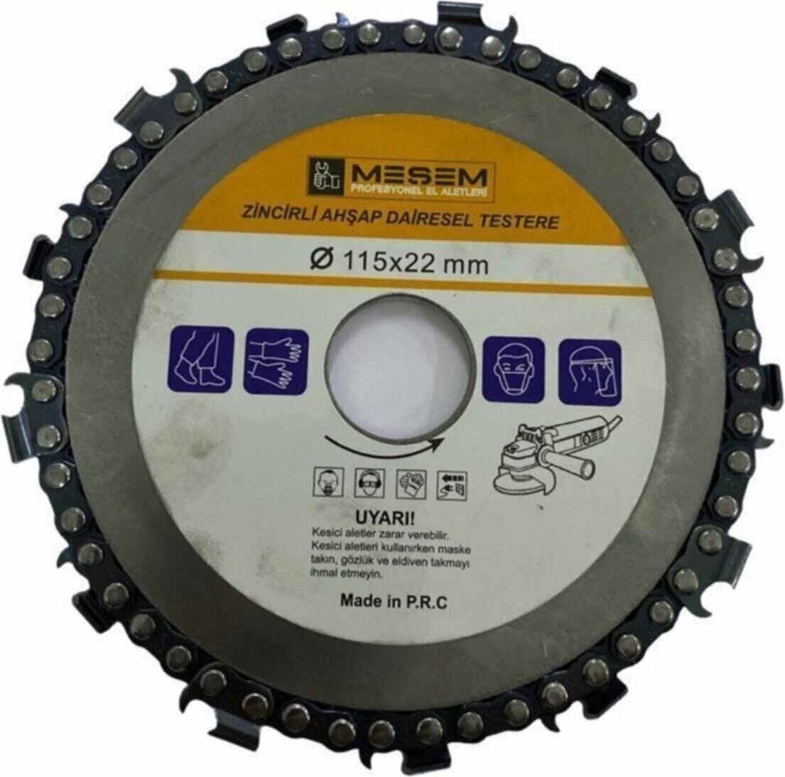 929 115X22 mm Zincirli Ahşap Dairesel Testere