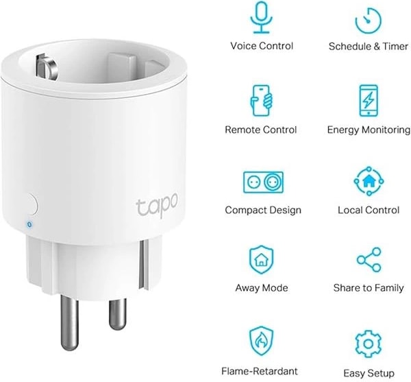 Tp-Link P115, Mini Akıllı Wi-Fi Soketi, Enerji Izleme, 1-Pack