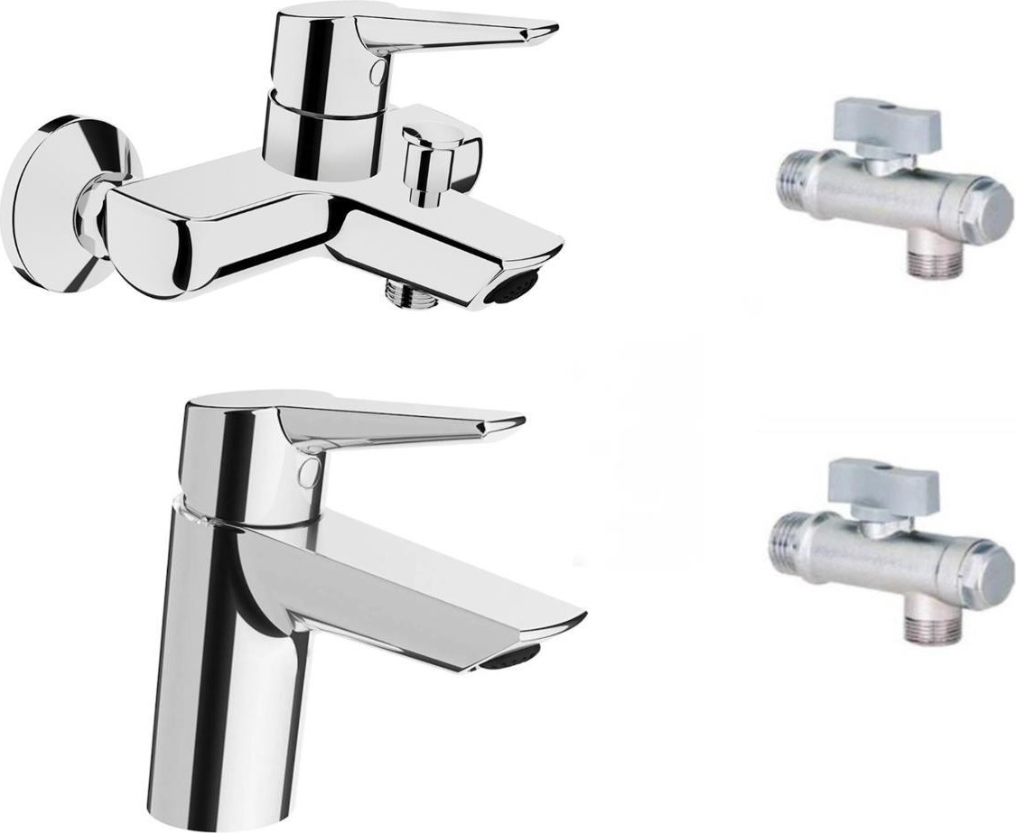 Solid S Banyo Batarya Seti ve Gms Filtreli Taharet Ara Musluk 2 Adet