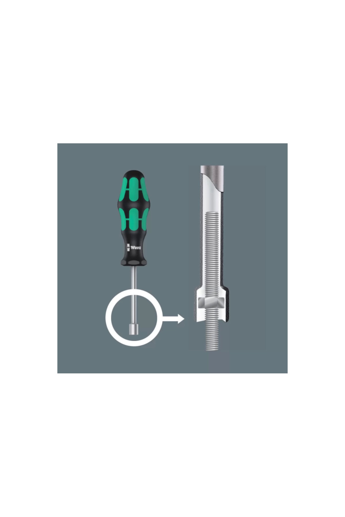 WERA 395 Ho Lokma 7/16"x90mm Tornavida 05029506001