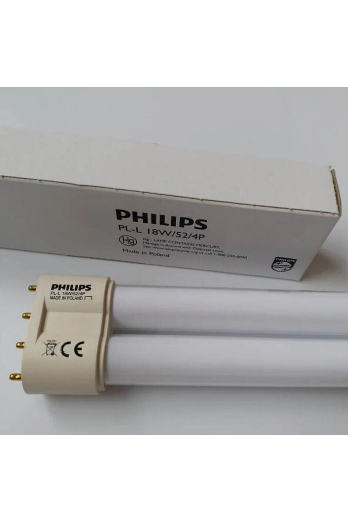 PLL 18W/52/4P  UV-A LAMBA 450 nm KUVÖZ AMPULÜ