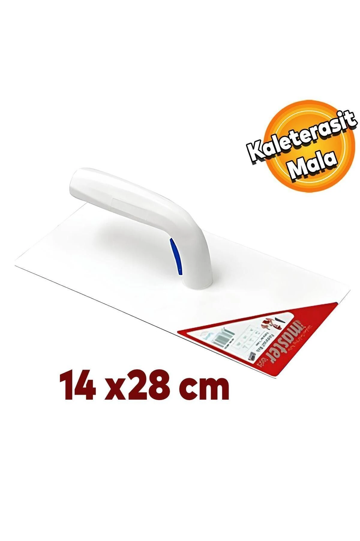 Master Sıva Malası Plastik Saplı Kaleterasit Mala Sıva İnşaat Duvar Harç Alçı Yalıtım 140x280 mm