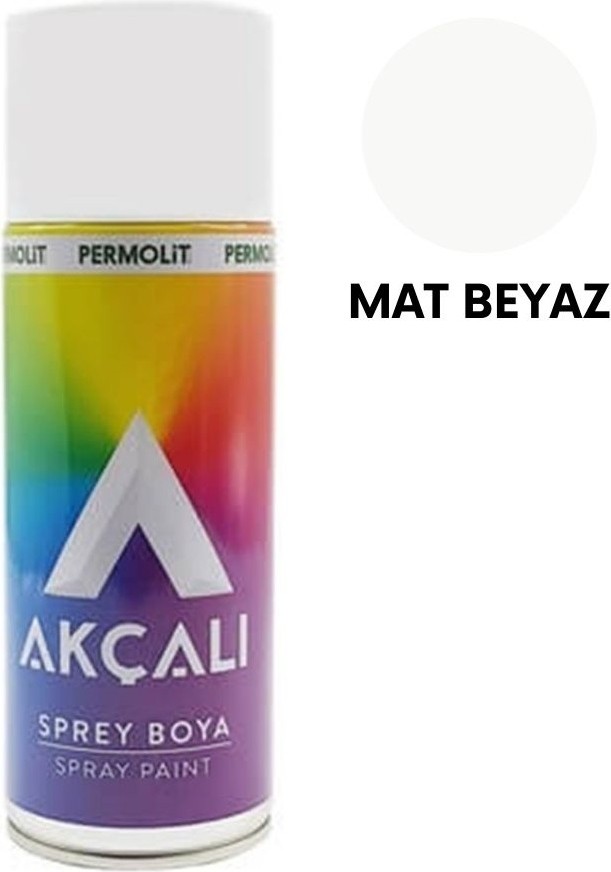Mat Beyaz Sprey Boya 400 ml