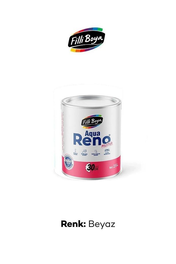 Filli Aqua Reno Mutfak 2,5 Lt - Beyaz