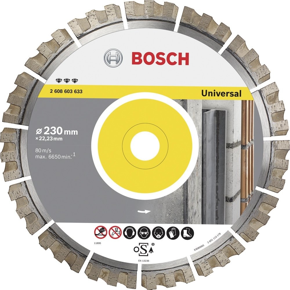 BOSCH - Best Serisi Genel Yapı Malzemeleri ve Metal Için Elmas Kesme Diski 400 mm