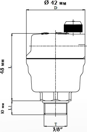 Eca 3/8" Otomatik Havalandırıcı Hava Atıcı - Çek Valfsiz 602109013