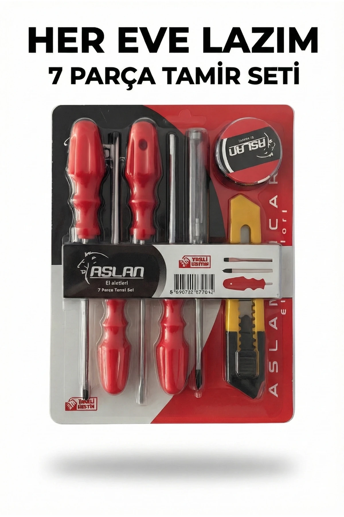 7 Parça Çok Amaçlı Tamir Tornavida Seti