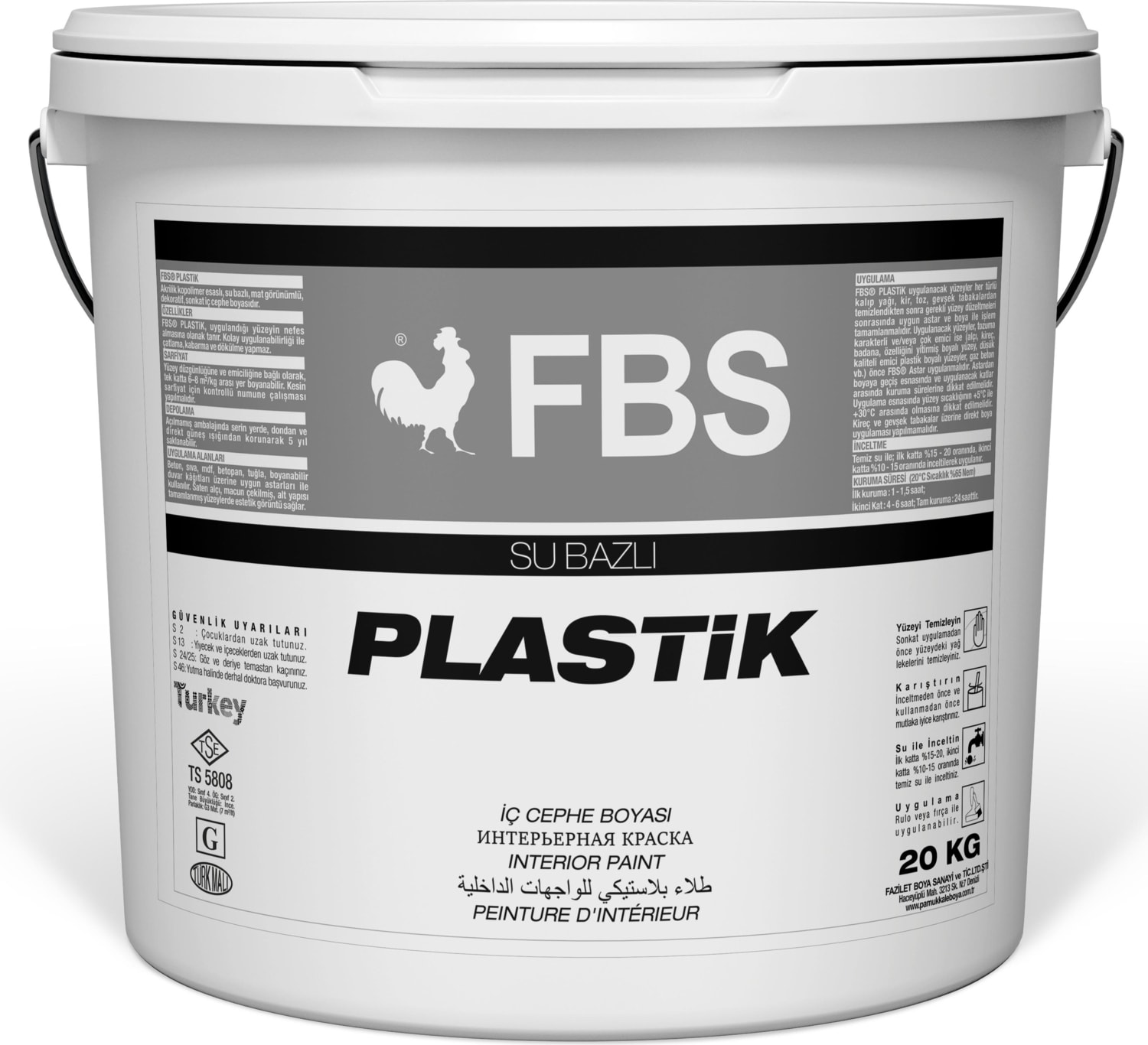 Fbs Plastik Iç Cephe Boyası 10 kg