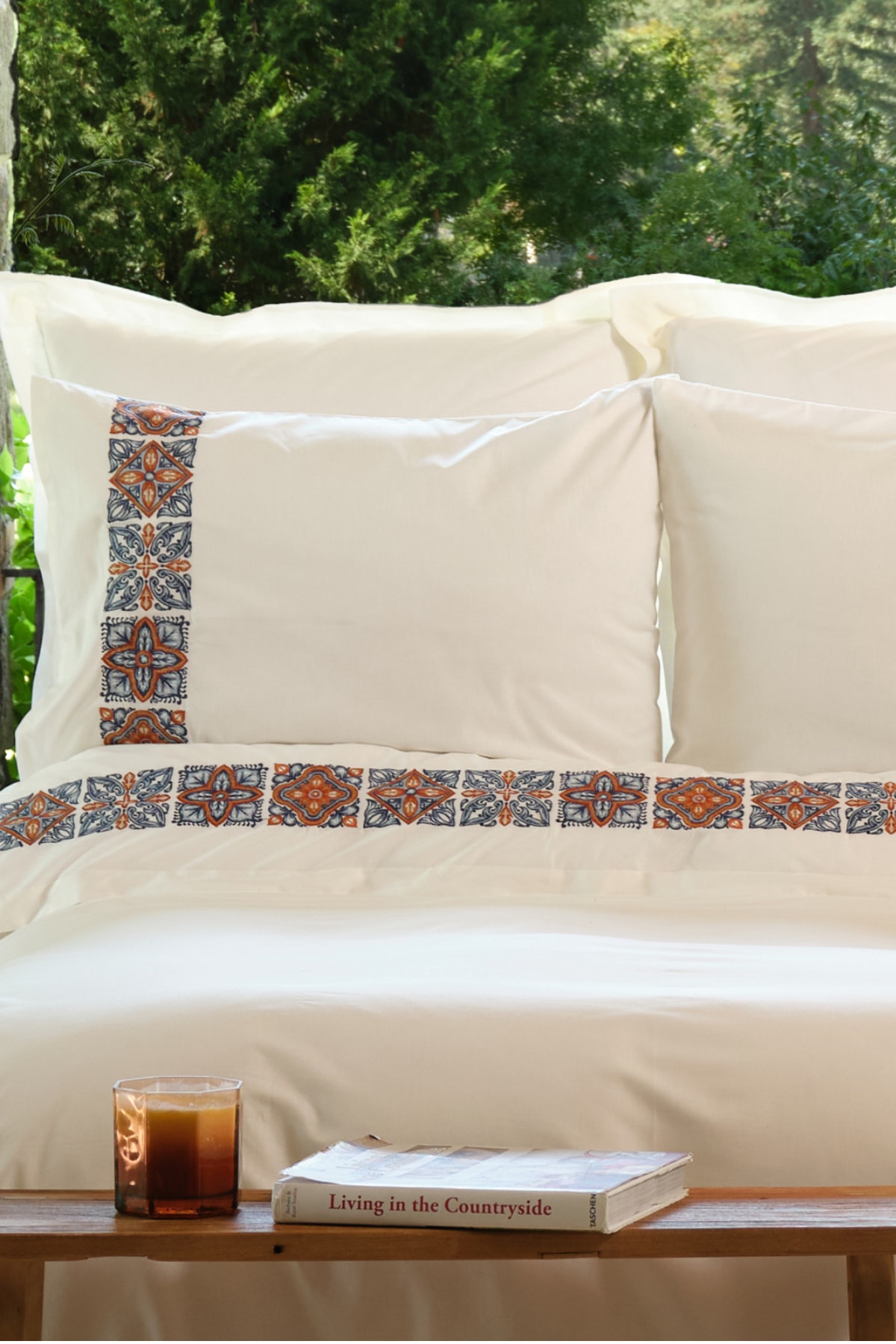 Fleur Multi Tek Kişilik Nakışlı %100 Pamuk Nevresim Takımı
