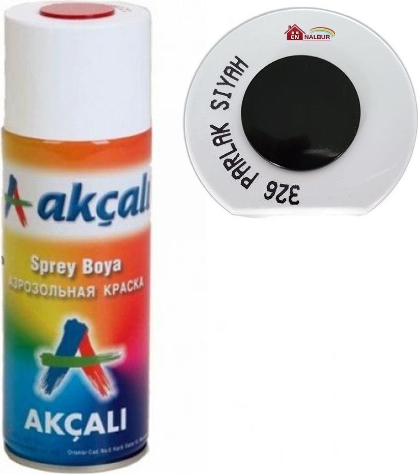 Senson  Sprey Boya 400 ml 326 Parlak Siyah
