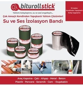 1.5 mm 30 cm Yeşil 10MT. - Yapışkanlı Su Yalıtımı ve Ses Yalıtım Bandı