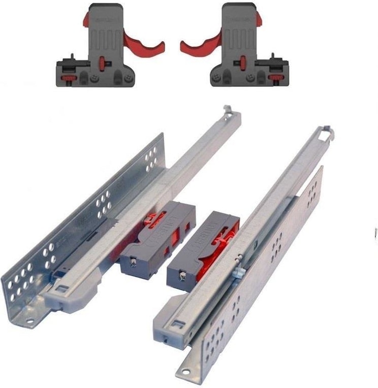Smart Slide Bas-Aç Kısmi Açılım Frenli Çekmece Rayı 400MM