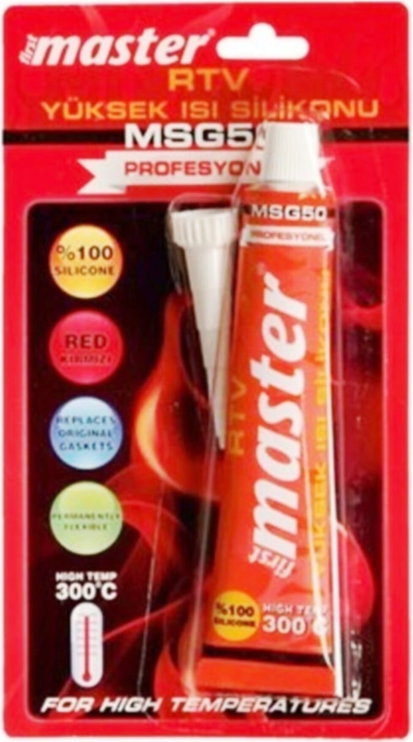 300°C MSQ60 Rtv Yüksek Isı Silikonu Tüp 50ML