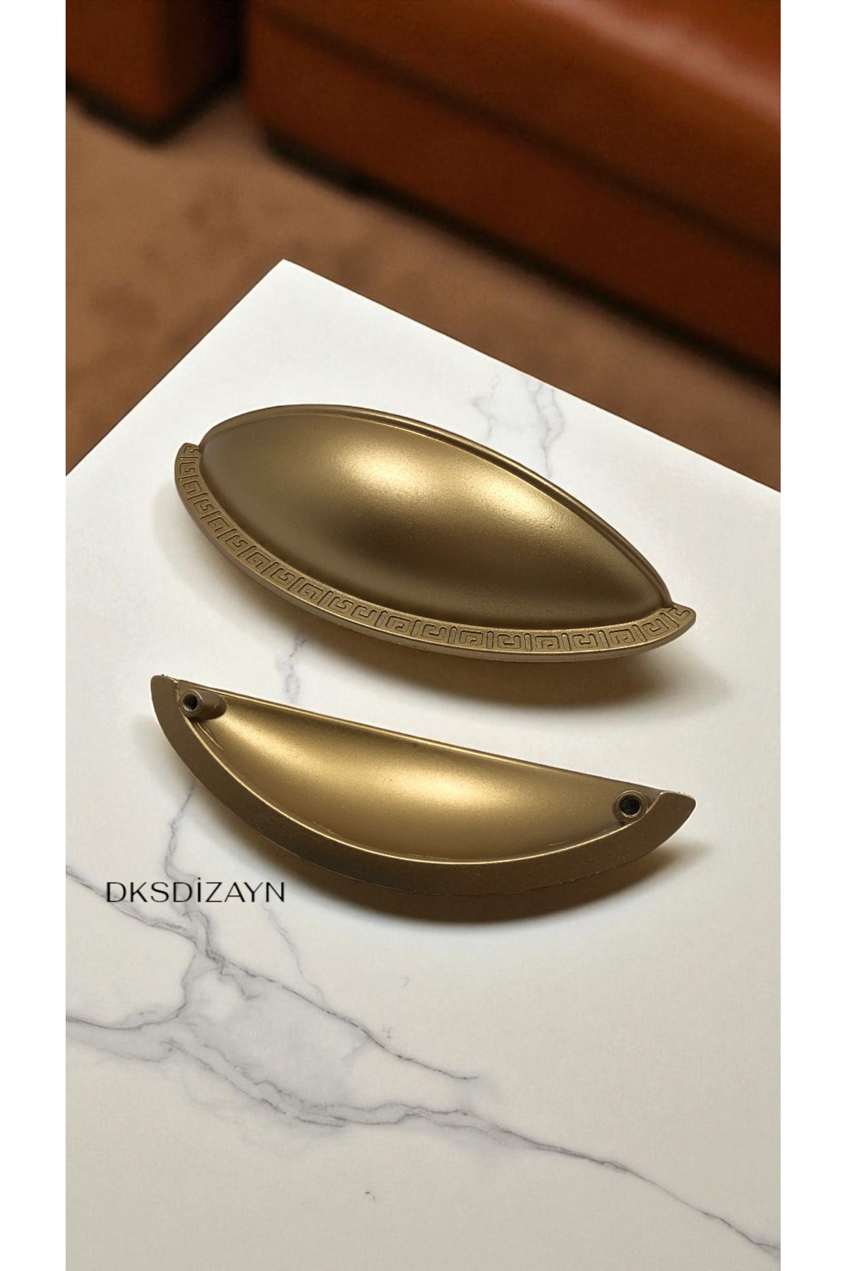 OZKUVVET Yeni Tas Kulp 64 MM Mat Altın Mobilya Çekmece Dolap Kulpu 1. Sınıf Ağır Metal Premium KULP