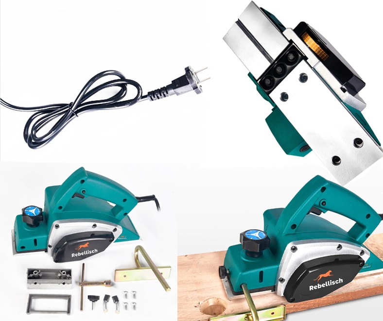 Germany Quick Action Series 22000WFATT Bakır Sargılı Metal Şanzıman Çift Bıçaklı Planya Rende Makinesi