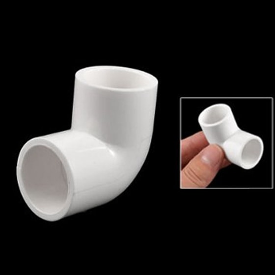 20MM Pvc Tee 3 Yollu Su Borusu Tüp Adaptör Konnektörleri Beyaz 5 Adet & Dia 90 Açı Derece Dirsek Konnektörü 5 Adet