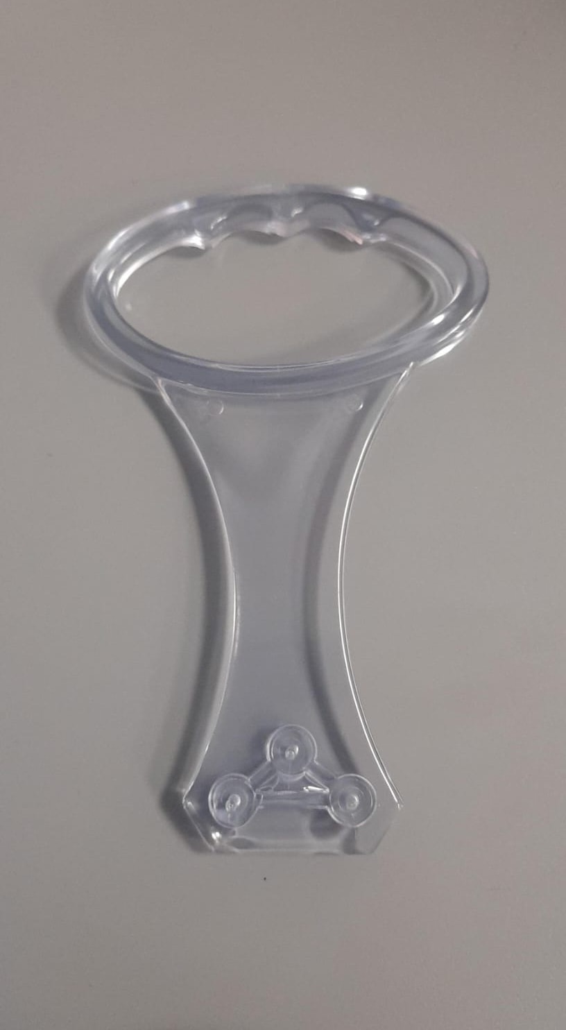 Baza Tutma Kolu Şeffaf Silikon - Baza Kulp - Baza Kaldırma Kolu ( 2 Adet )