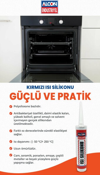 Kırmızı Isı Silikonu 280 gr