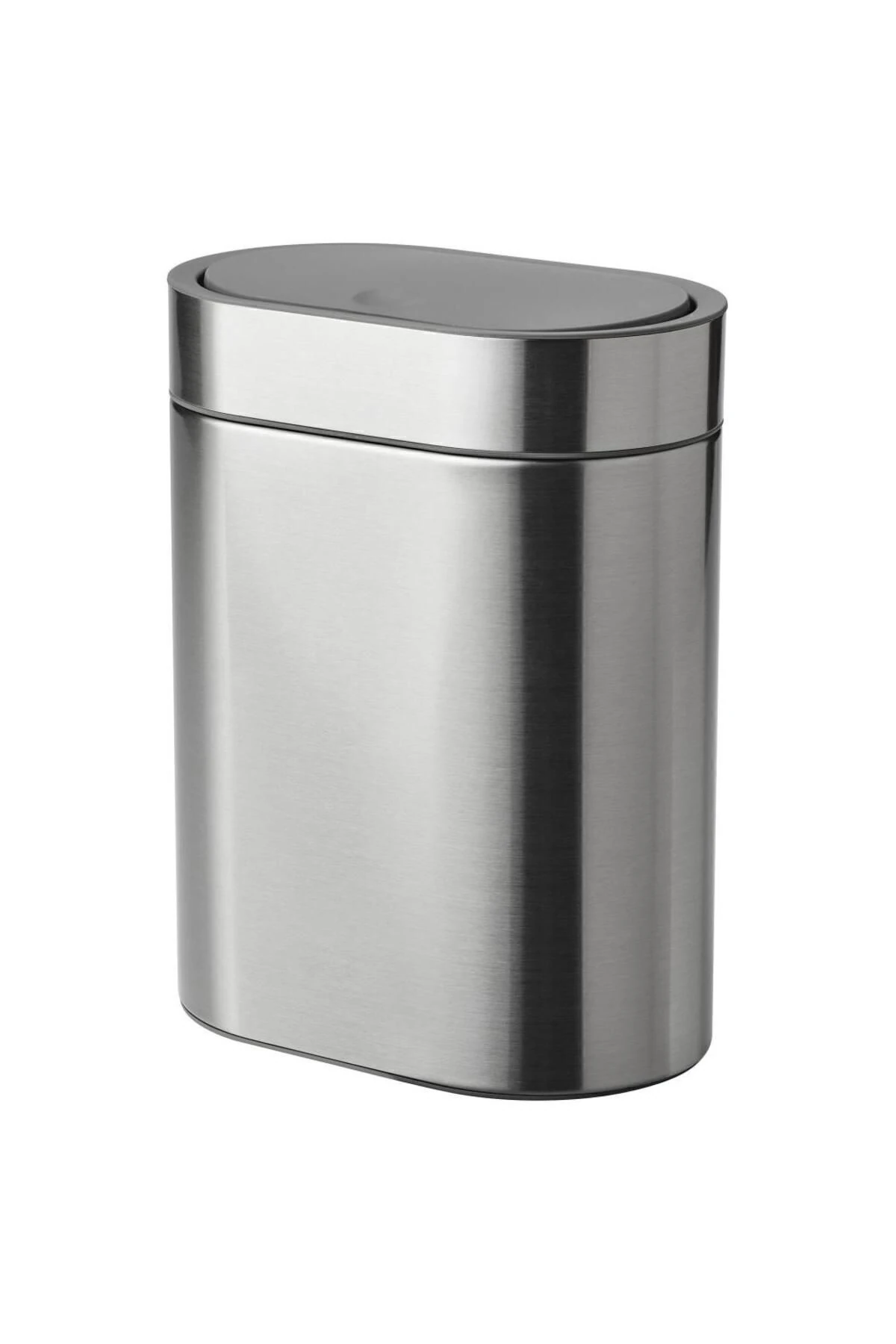 BROGRUND dokunmatik çöp kutusu , gri, 4 lt, paslanmaz çelik