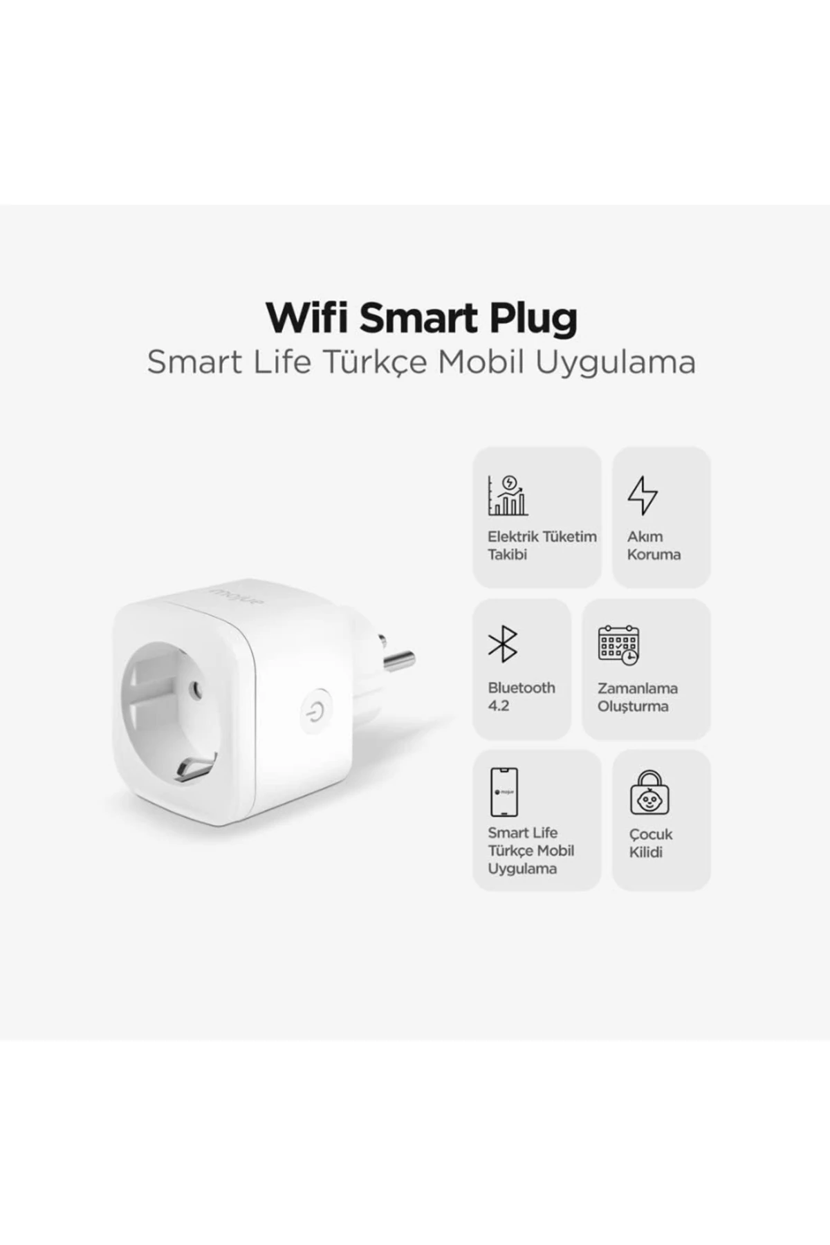 Uzaktan Telefonla Kumanda Edilen Akıllı Priz Akıllı Yaşam İçin Zamanlayıcıyı Ayarlayın