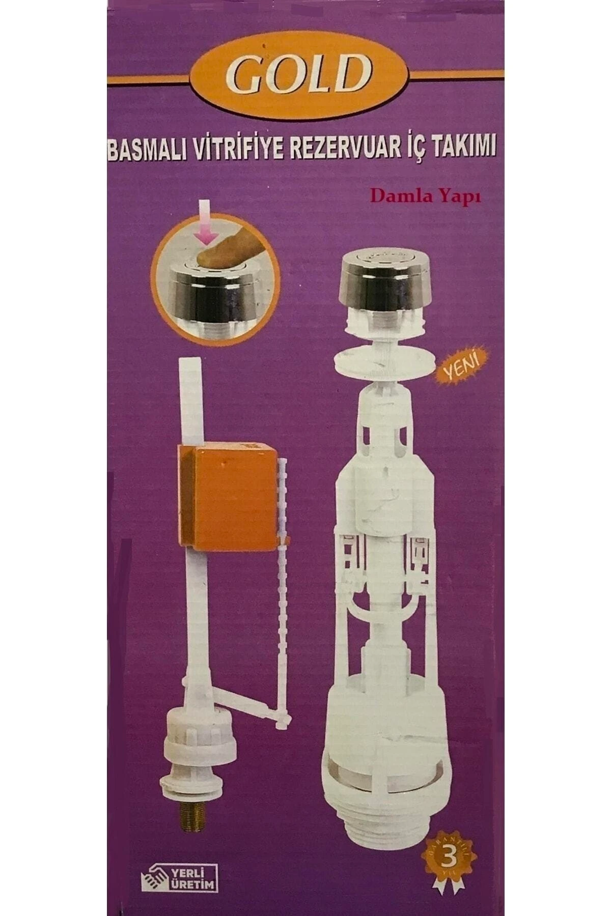 Aset Gold Basmalı Klozet Iç Takımı Basmalı