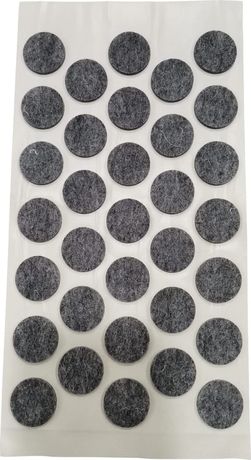 33 Adet Yapışkanlı Sandalye, Masa, Koltuk Altı Parke Koruma Keçesi, Oval, 24 mm