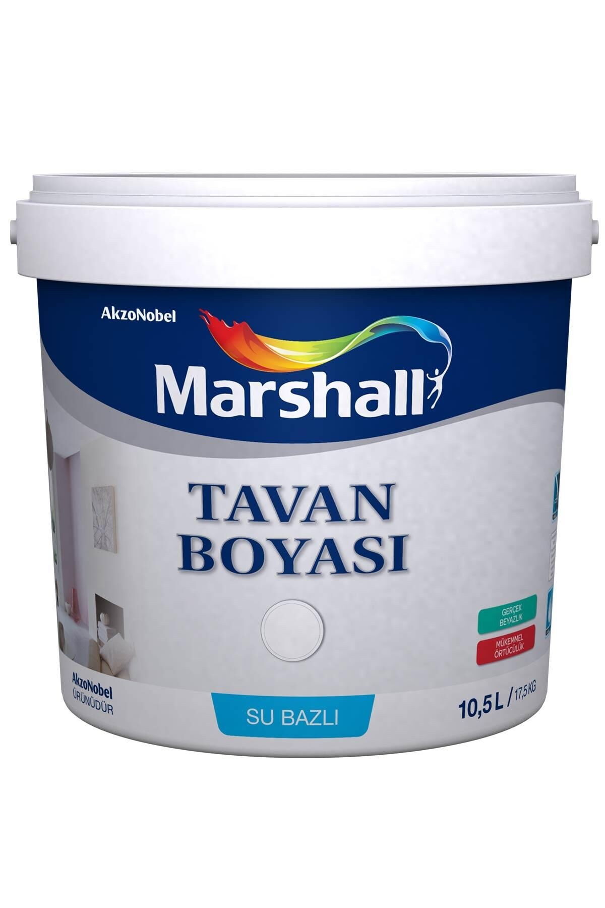 Marshall Fit Extra Tavan Boyası Beyaz 17,5 KG
