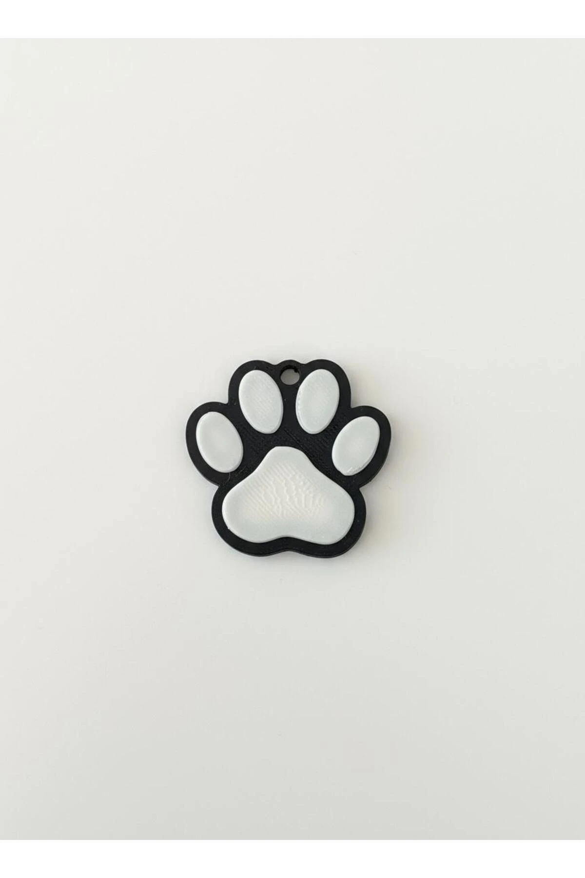 Akıllı NFC Kedi Kimlik Anahtarlığı-Pati Şekilli, Temassız Bilgi Paylaşımı (Kırmızı / Mavi / Siyah)