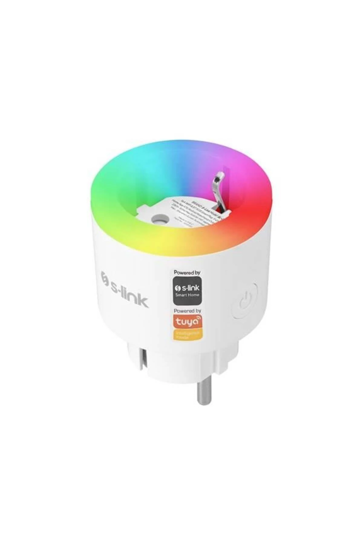 SL-03 16A Akım Korumalı Akıllı Priz RGB Işıklı 2.4 G WIFI&BT TUYA Destekli
