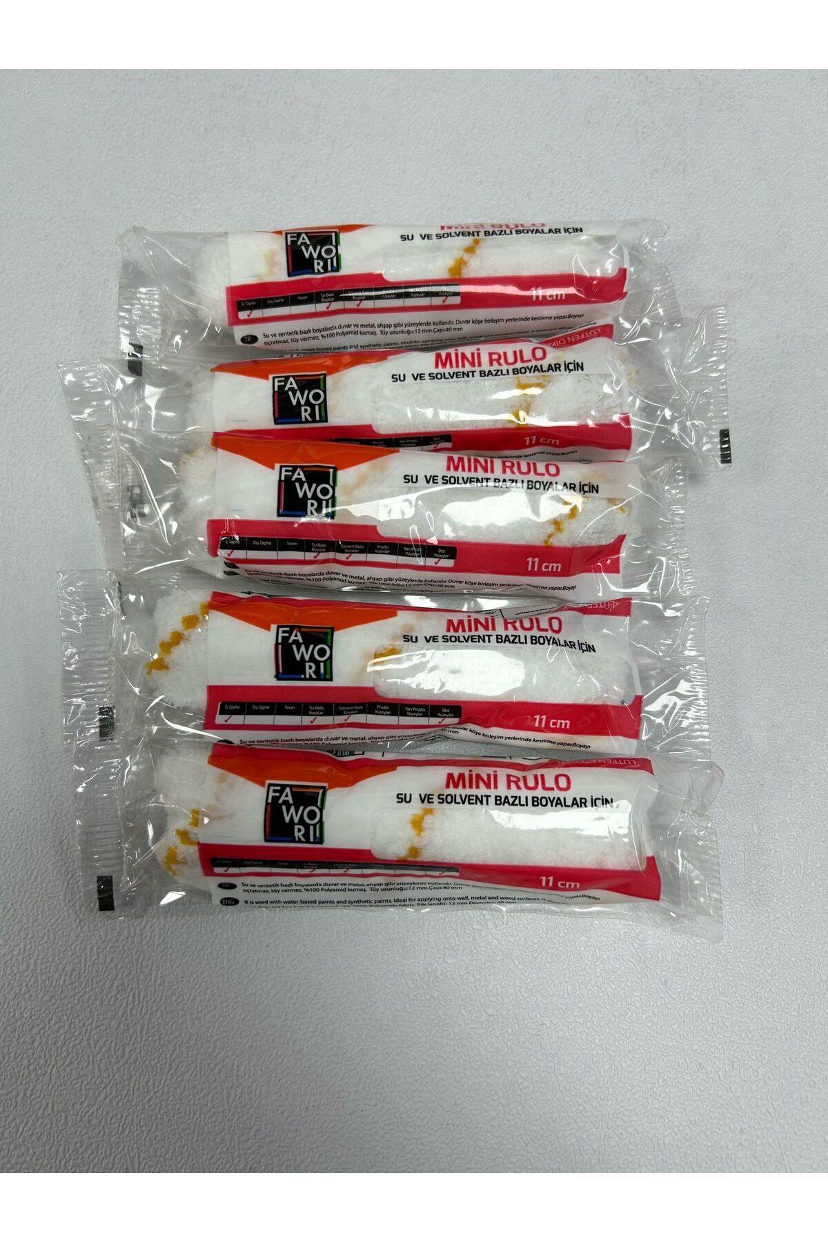 PARMAK RULO YEDEK BAŞLIĞI 11 CM 5 ADET