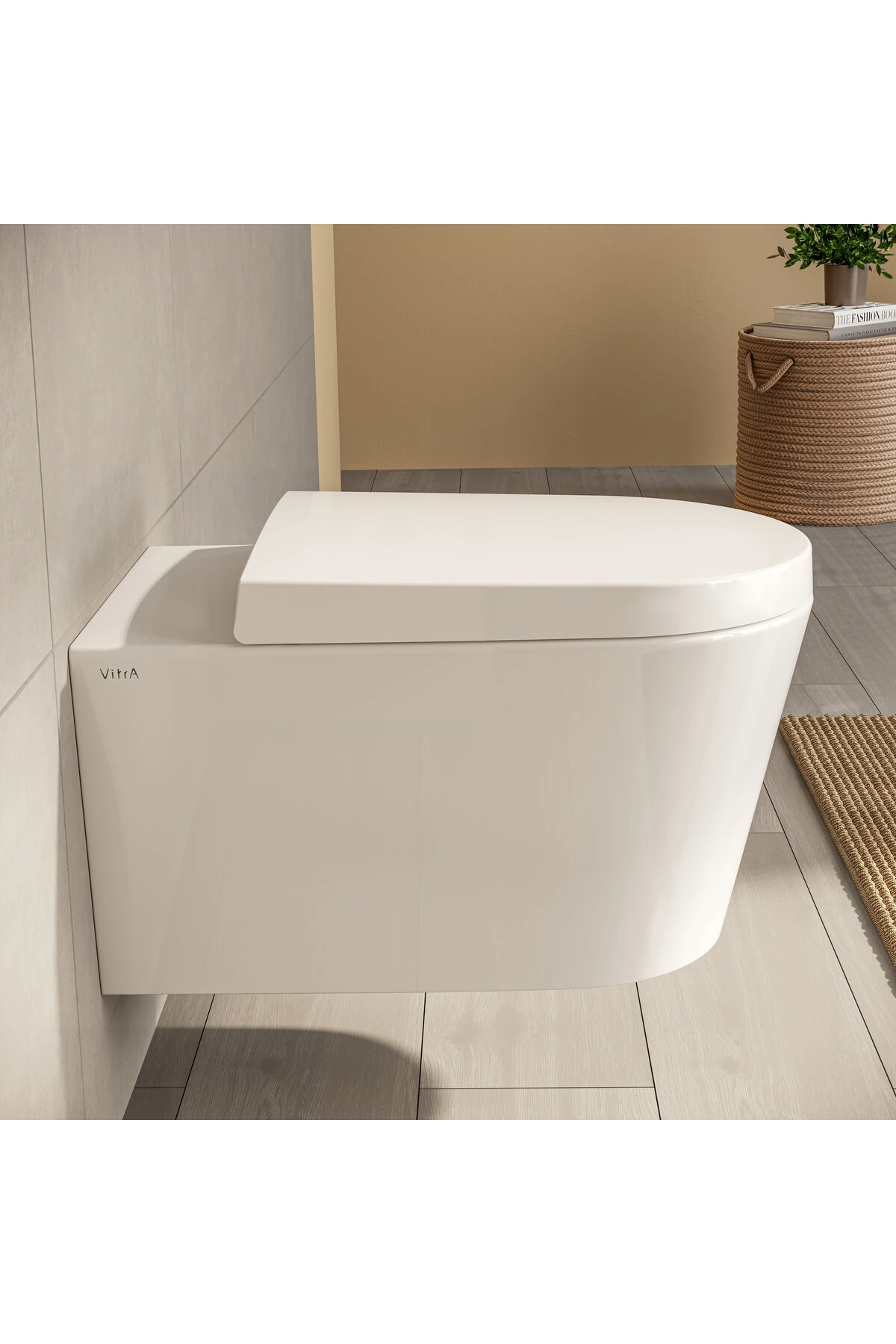 Nest Trendy 5176b003-0559 Rim-ex Asma Klozet, 57 Cm, Beyaz