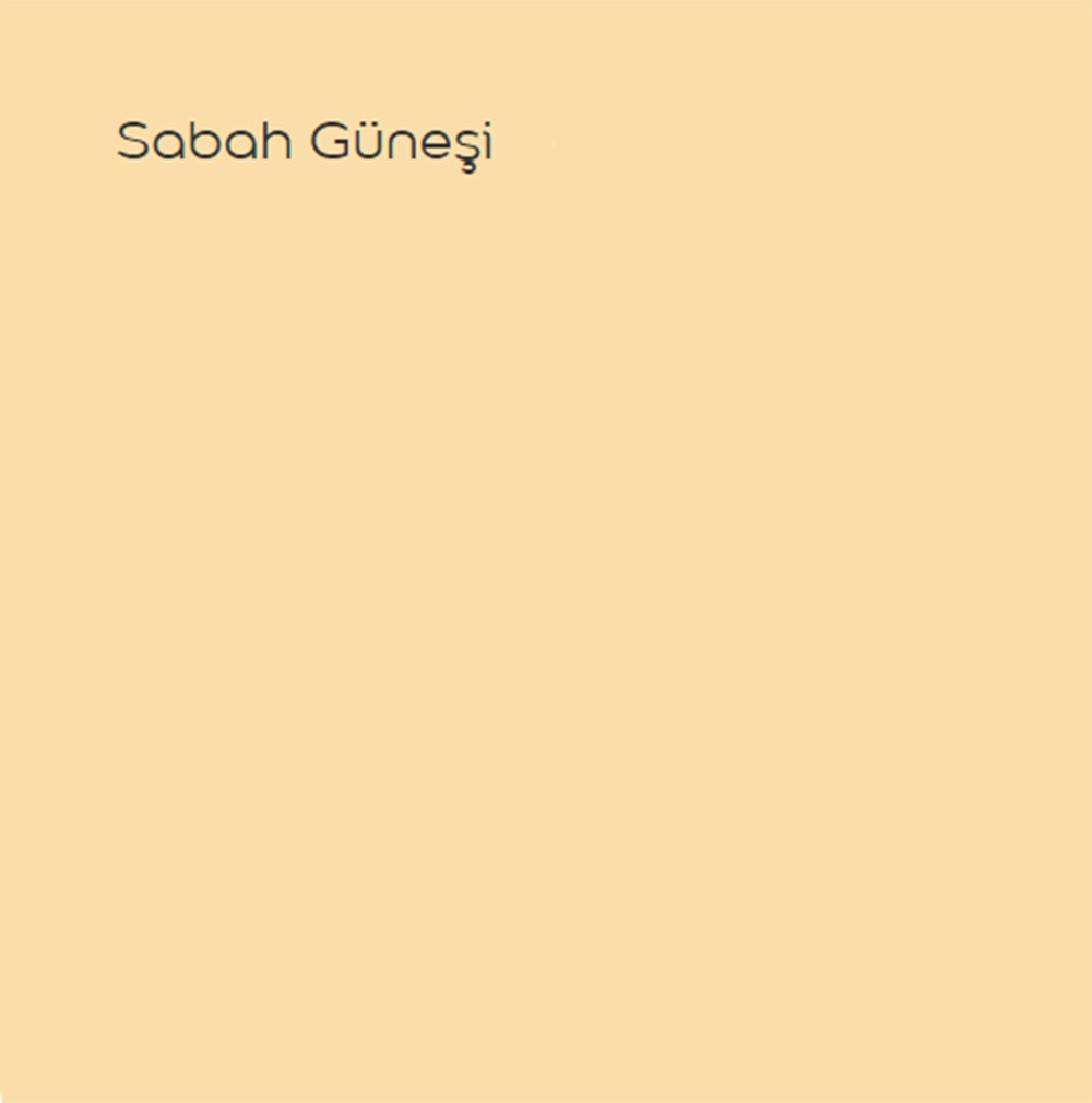 Silikonlu Özel Mat Sabah Güneşi 0,75 Lt (1 Kg)