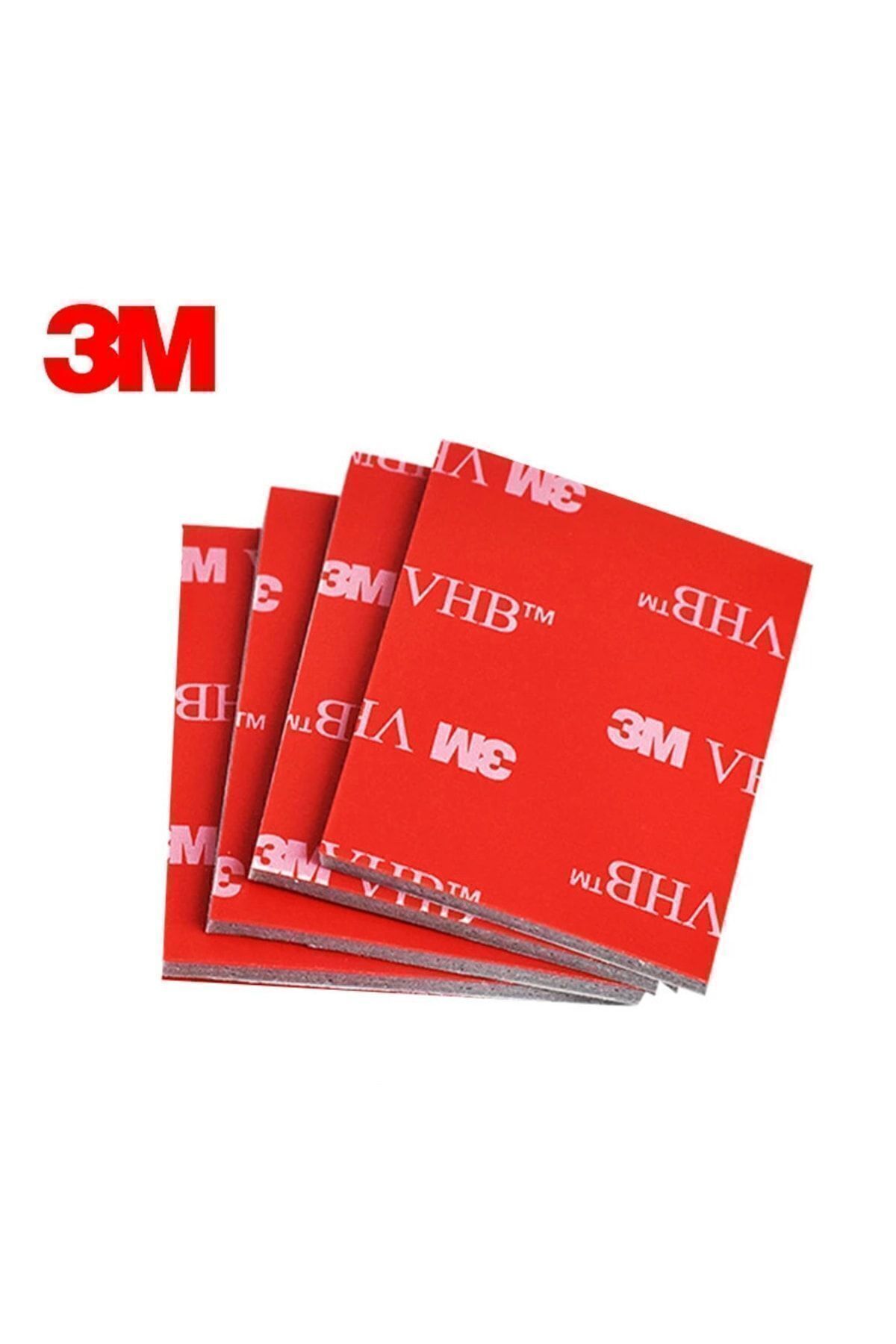 25x25x1mm Yedek Güçlü Çift Taraflı Vhb Bant Die Cut Kesim (10 ADET)