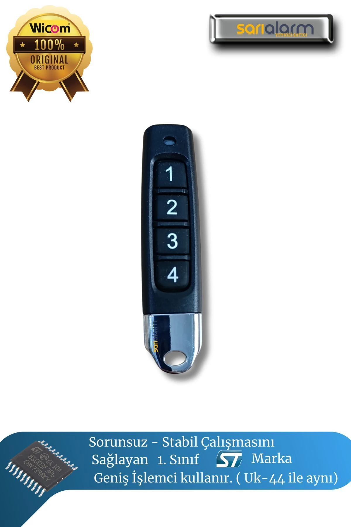 Uk-04 Mini Akıllı Otopark Kumandası Kalem Tipi 433.92 Mhz ( 1. Kalite -St İşlemcili )