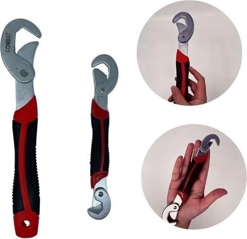 Çok Fonksiyonlu Ergonomik Ayarlanabilir Büyük Küçük Akıllı Pense Anahtar 2li Set