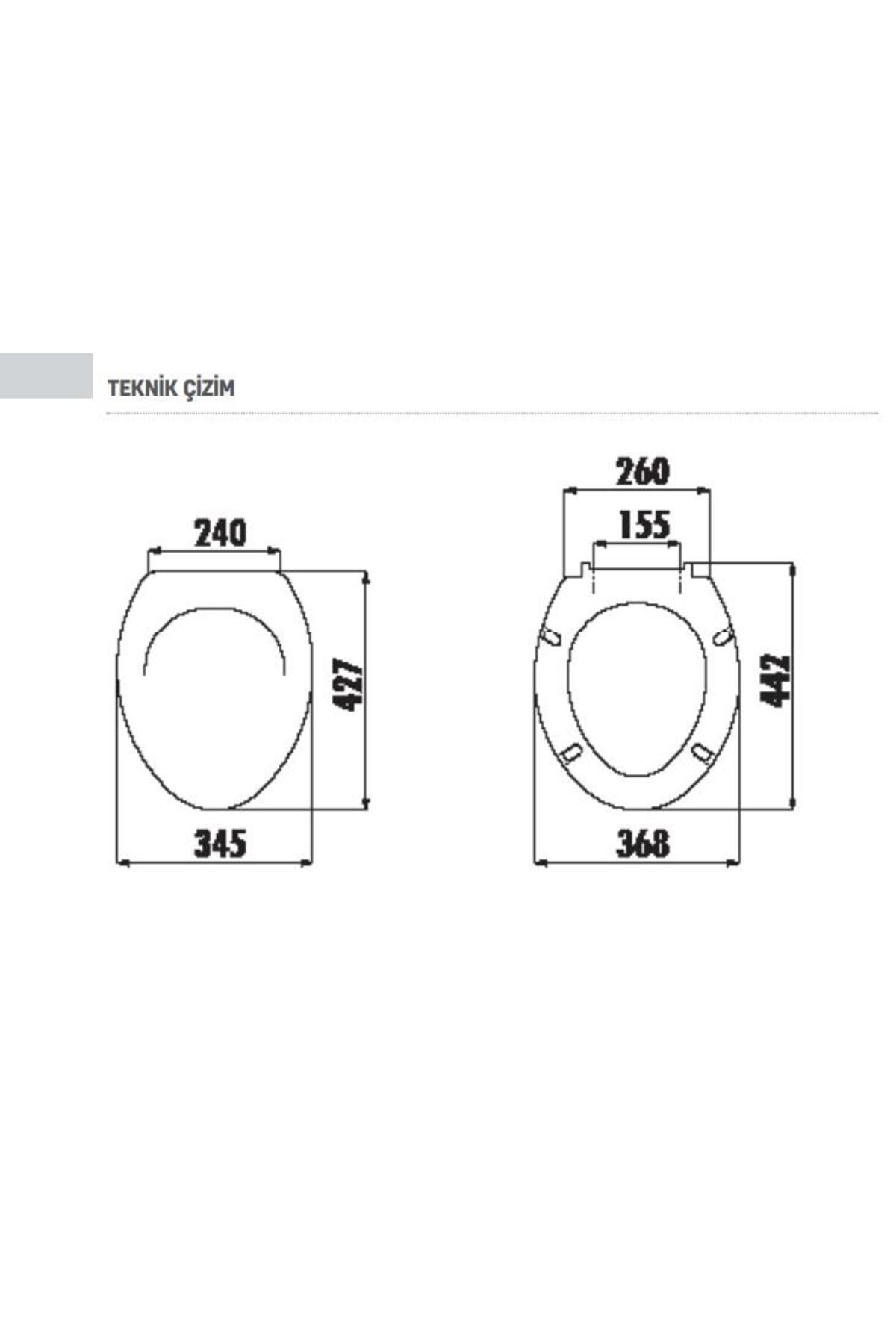 Bedensel Engelli Arkadan Çıkışlı Klozet + Rezervuar + İç Takım + Çınar Yavaş Kapanan Kapak 4