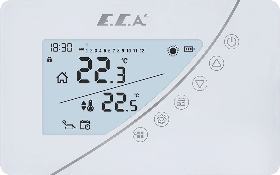 Eca Poly Touch 400W Kablosuz Oda Termostatı
