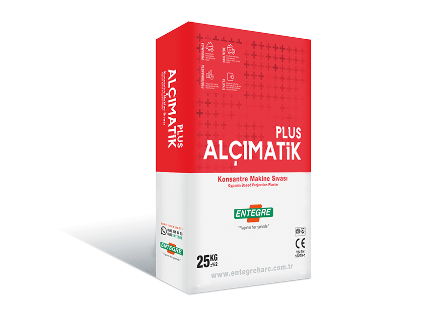 Entegre Alçımatik Plus Konsantre Makine Sıvası