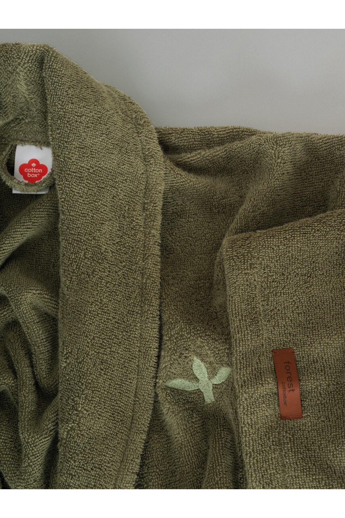 Wellness Bornoz Forest Yeşil L/XL