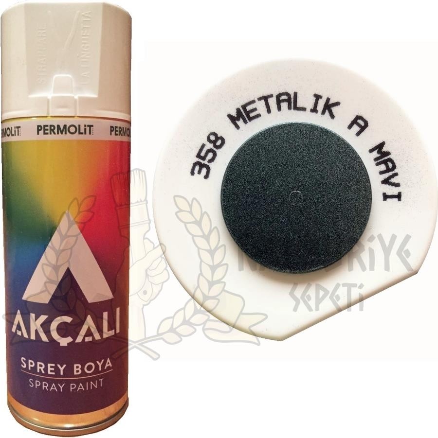 Sprey Boya Metalik Açık Mavi (Simli) 400 ml - 358