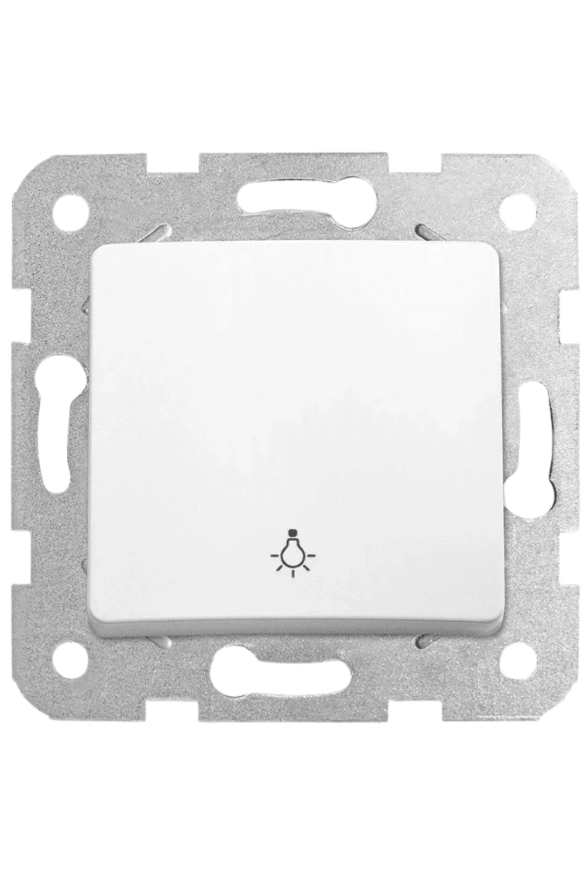 Viko Linnera Light Mekanizma Anahtar Beyaz (Çerçeve Dahil) 90440003 (12 Adet)