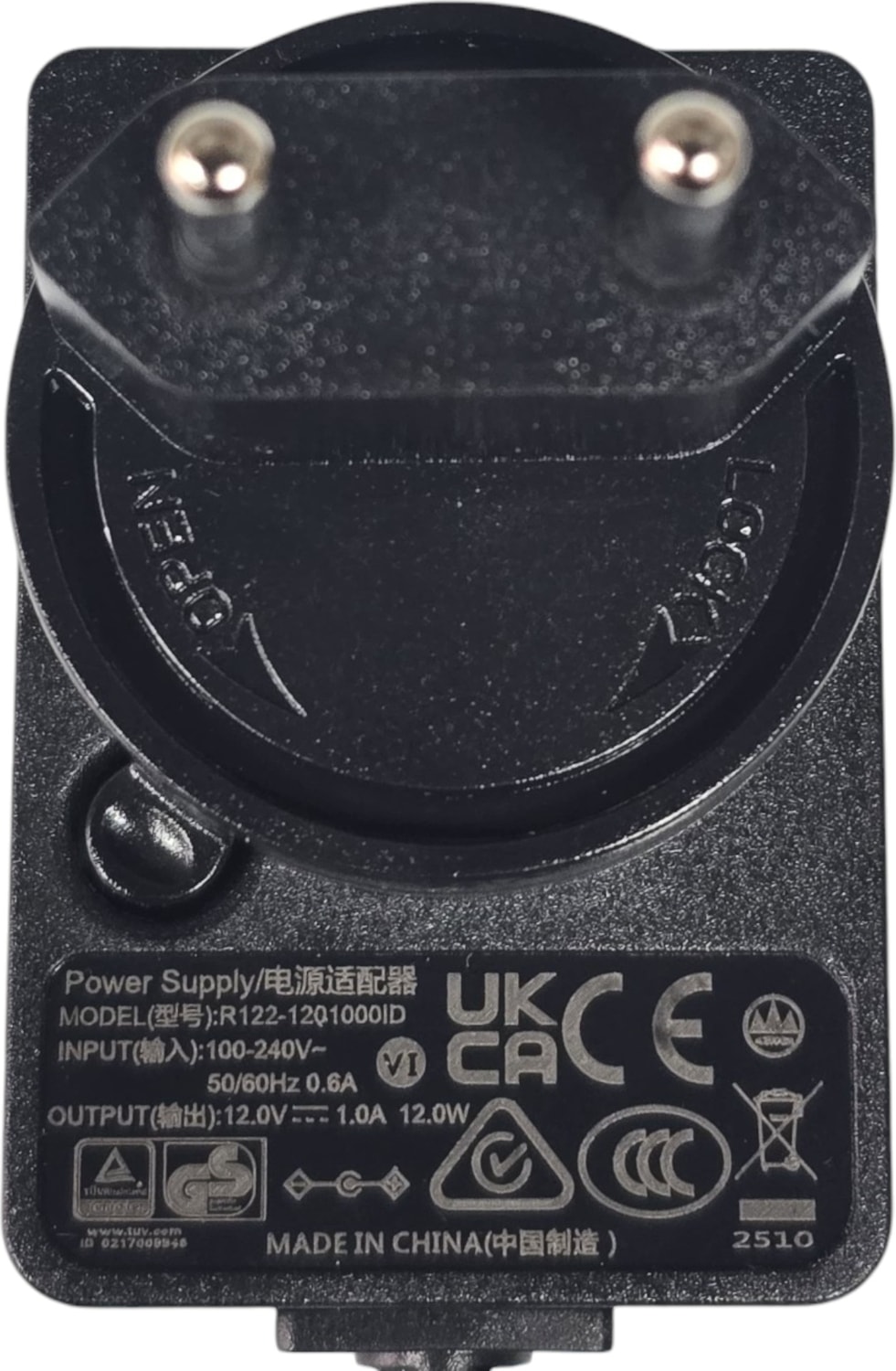 12V 1 Amper Adaptör 5.5mm Standart Tip